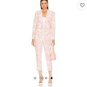 L'AGENCE ludivine trouser in rose tan multi